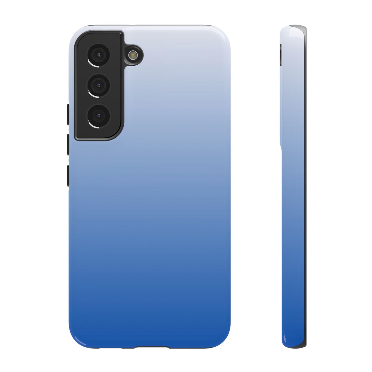 Ombre Blue and White Phone Case - for Apple, Samsung, and Google Phones