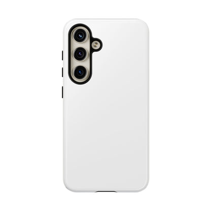 White Phone Case - for Apple, Samsung, and Google Phones