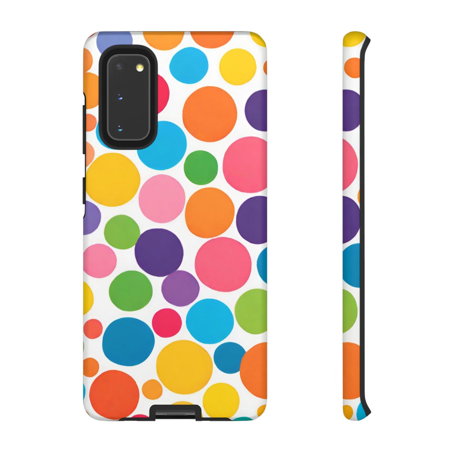 Multicolored Polka Dot Phone Case - for Apple, Samsung, and Google Phones