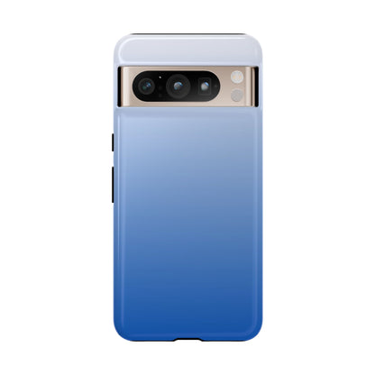 Ombre Blue and White Phone Case - for Apple, Samsung, and Google Phones