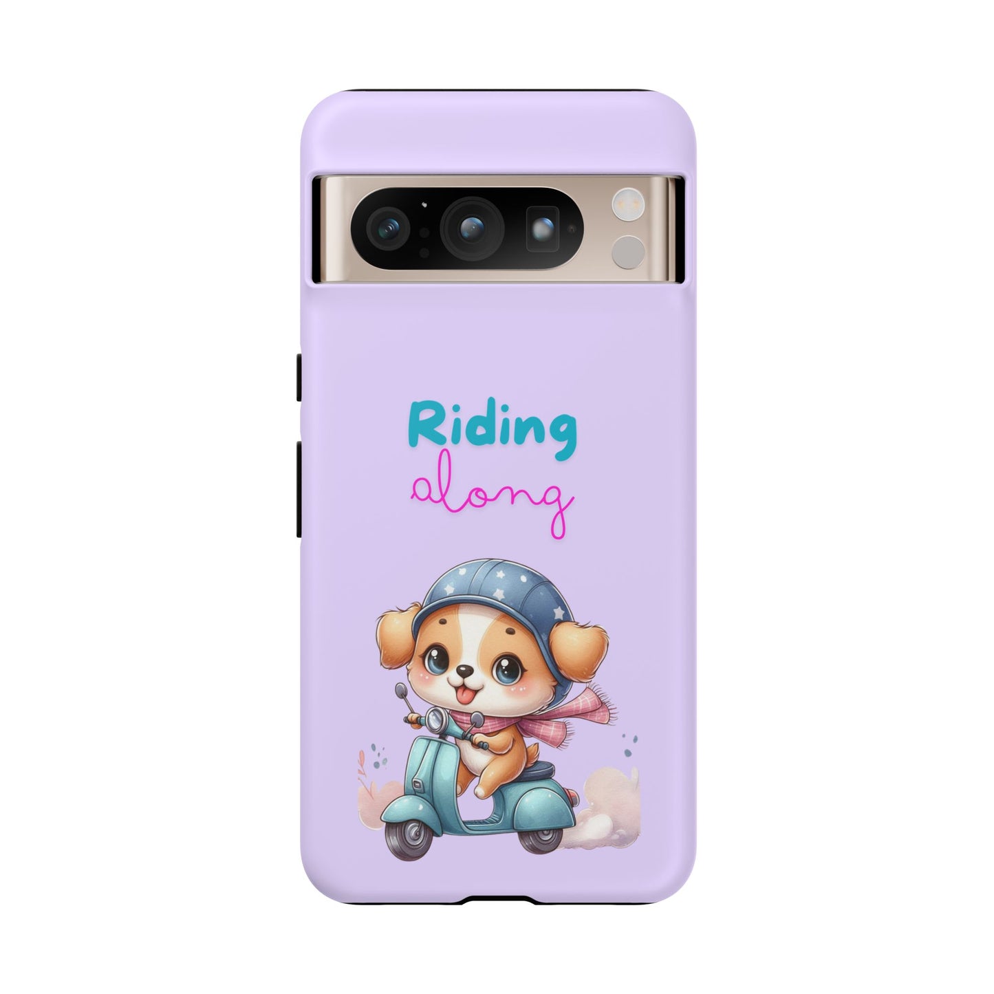 Purple Puppy Phone Case - for Apple, Samsung, and Google Phones