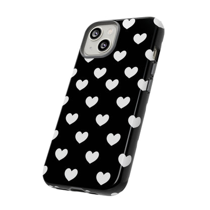 White Heart Phone Case - for Apple, Samsung, and Google Phones