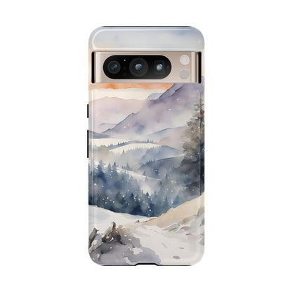 Winter Snowscape Phone Case - for Apple, Samsung, and Google Phones