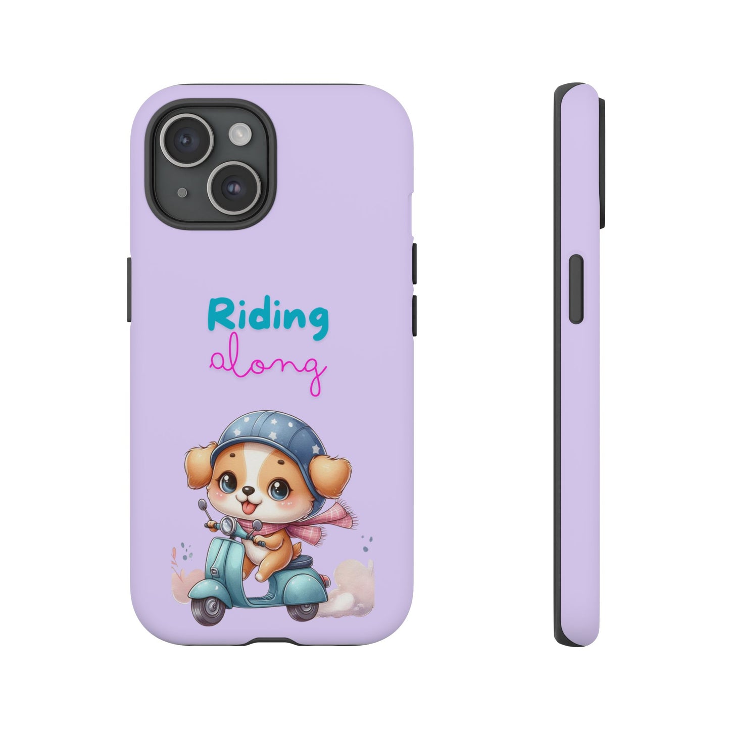 Purple Puppy Phone Case - for Apple, Samsung, and Google Phones