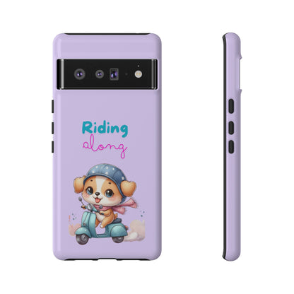 Purple Puppy Phone Case - for Apple, Samsung, and Google Phones