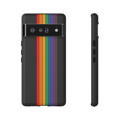 Rainbow Stripe Phone Case - for Apple, Samsung, and Google Phones