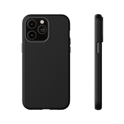 Black Phone Case - for Apple, Samsung, and Google Phones