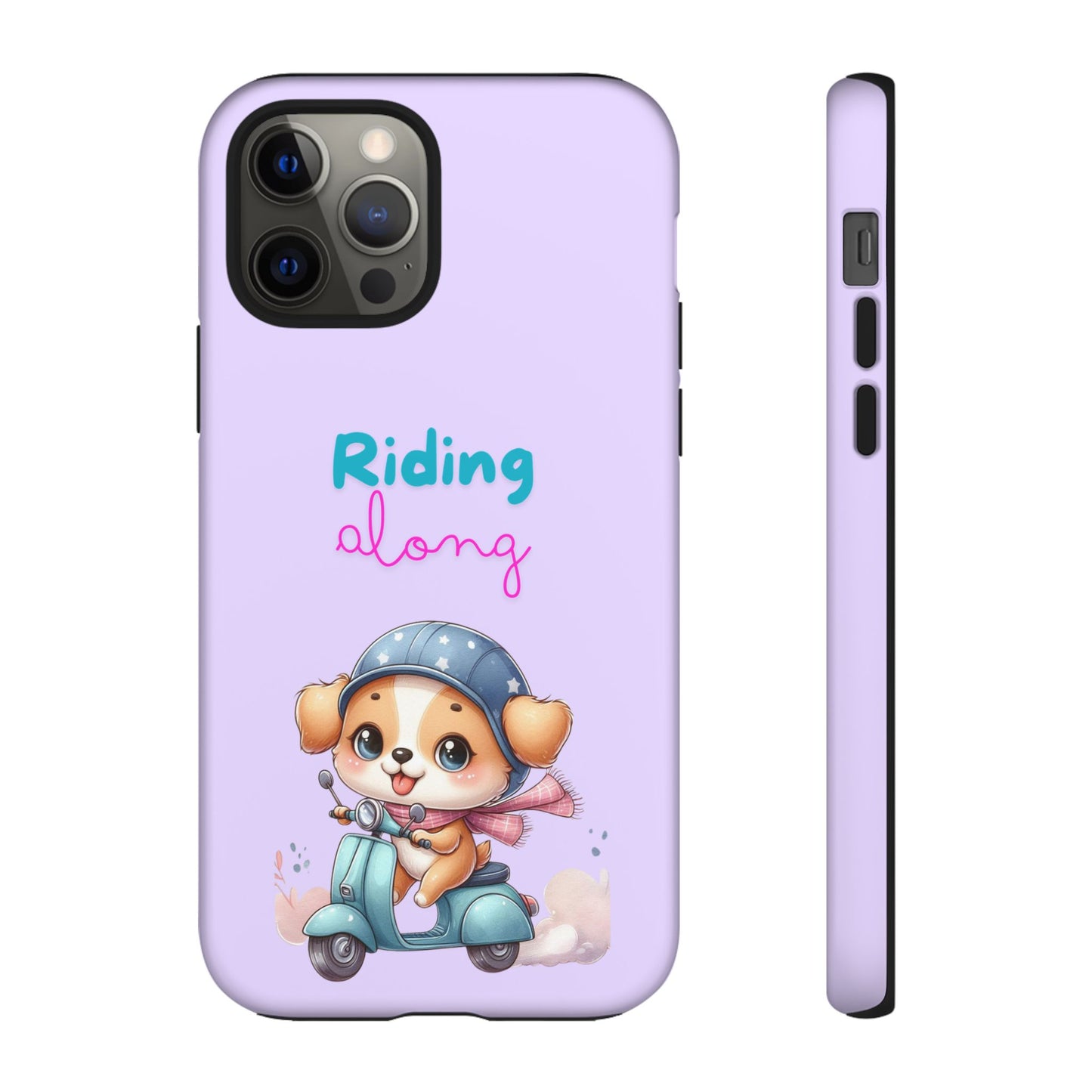 Purple Puppy Phone Case - for Apple, Samsung, and Google Phones