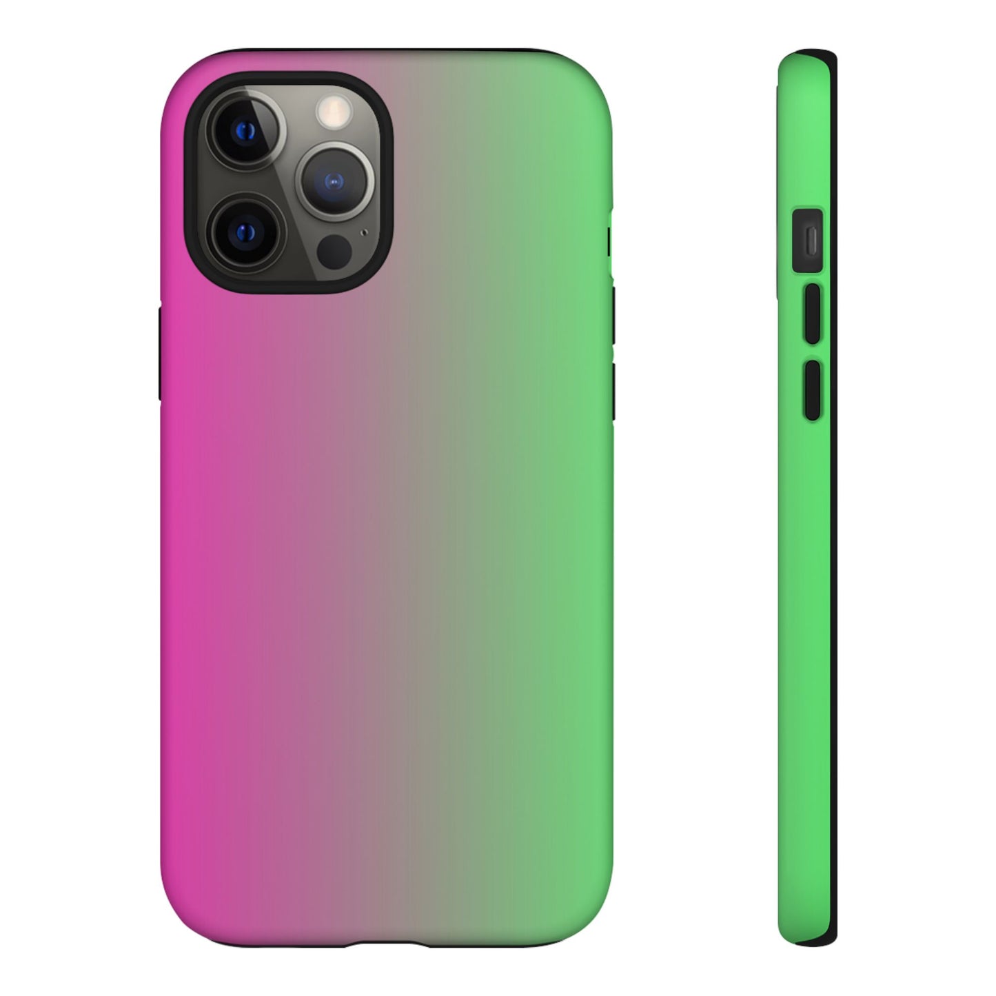 Ombre Pink and Green Phone Case - for Apple, Samsung, and Google Phones