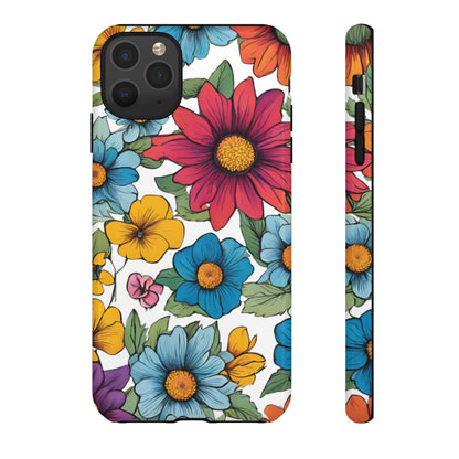 Floral Phone Case - for Apple, Samsung, and Google Phones