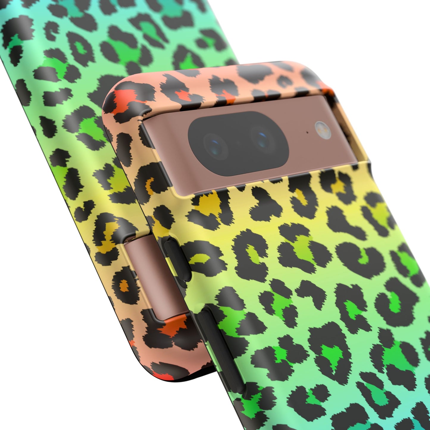 Rainbow Leopard Print Phone Case - for Apple, Samsung, and Google Phones