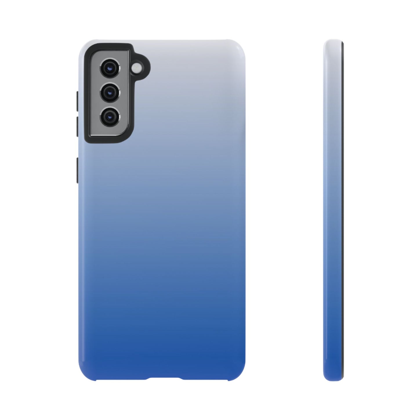 Ombre Blue and White Phone Case - for Apple, Samsung, and Google Phones