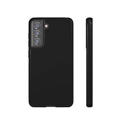 Black Phone Case - for Apple, Samsung, and Google Phones