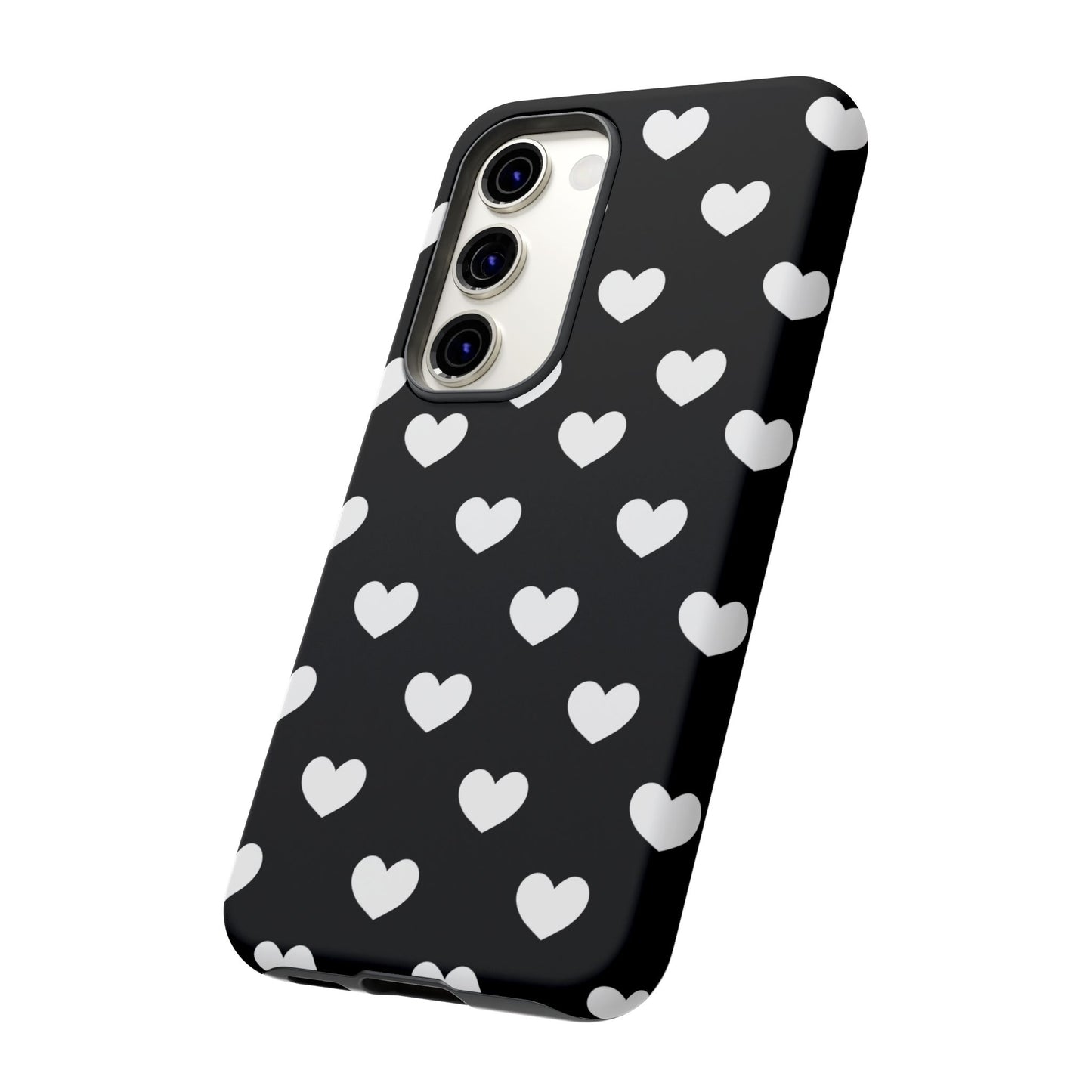 White Heart Phone Case - for Apple, Samsung, and Google Phones