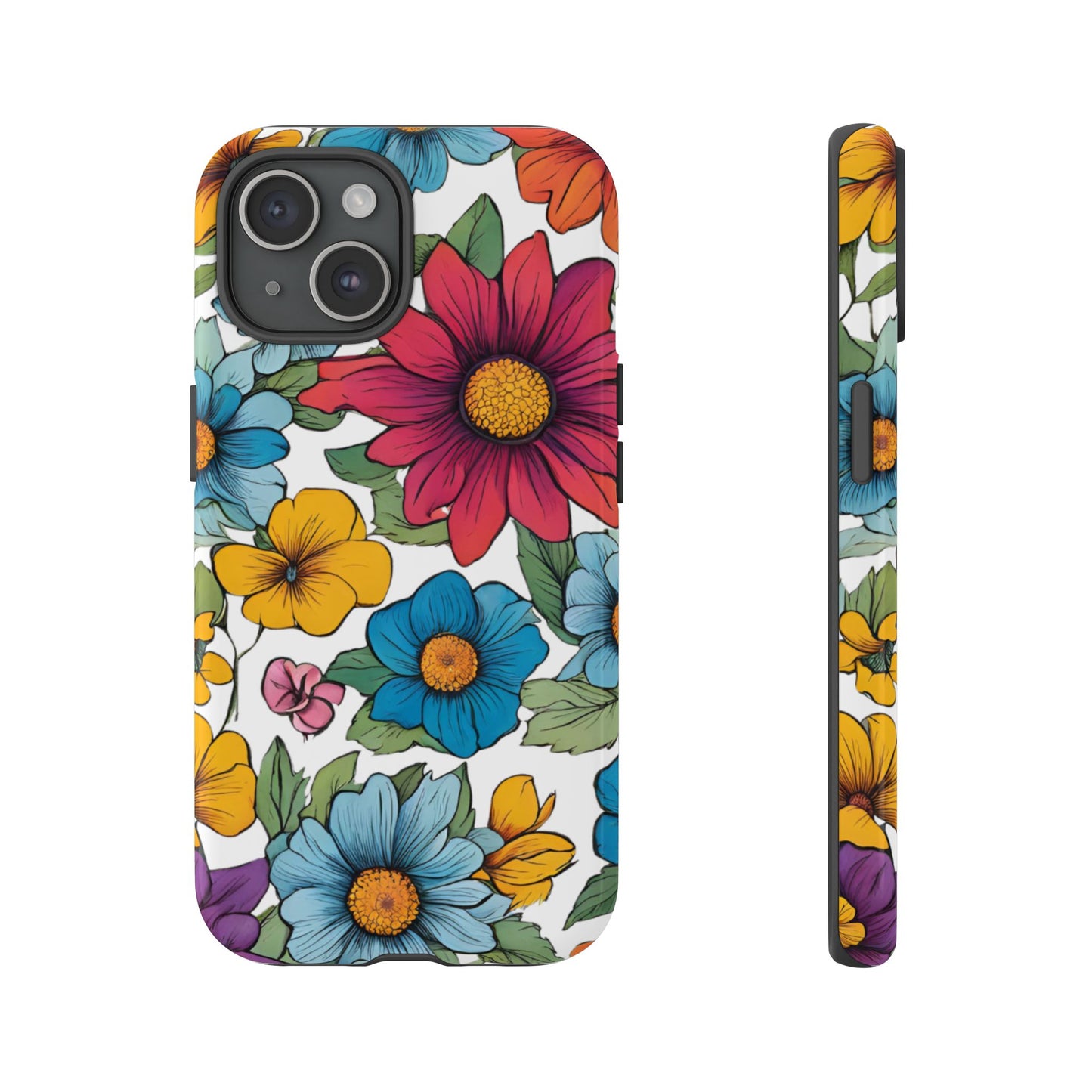 Floral Phone Case - for Apple, Samsung, and Google Phones