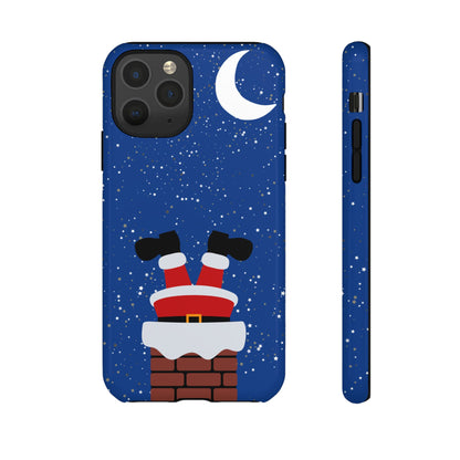 Stuck Santa Phone Case - for Apple, Samsung, and Google Phones