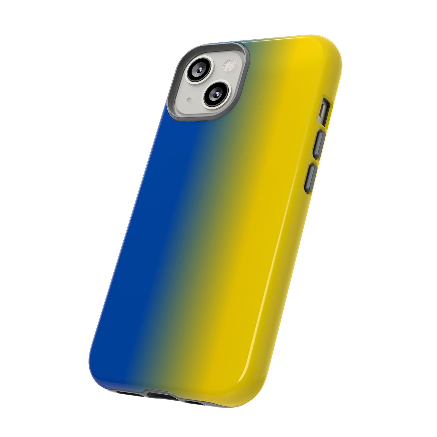 Ombre Blue and Gold Phone Case - for Apple, Samsung, and Google Phones