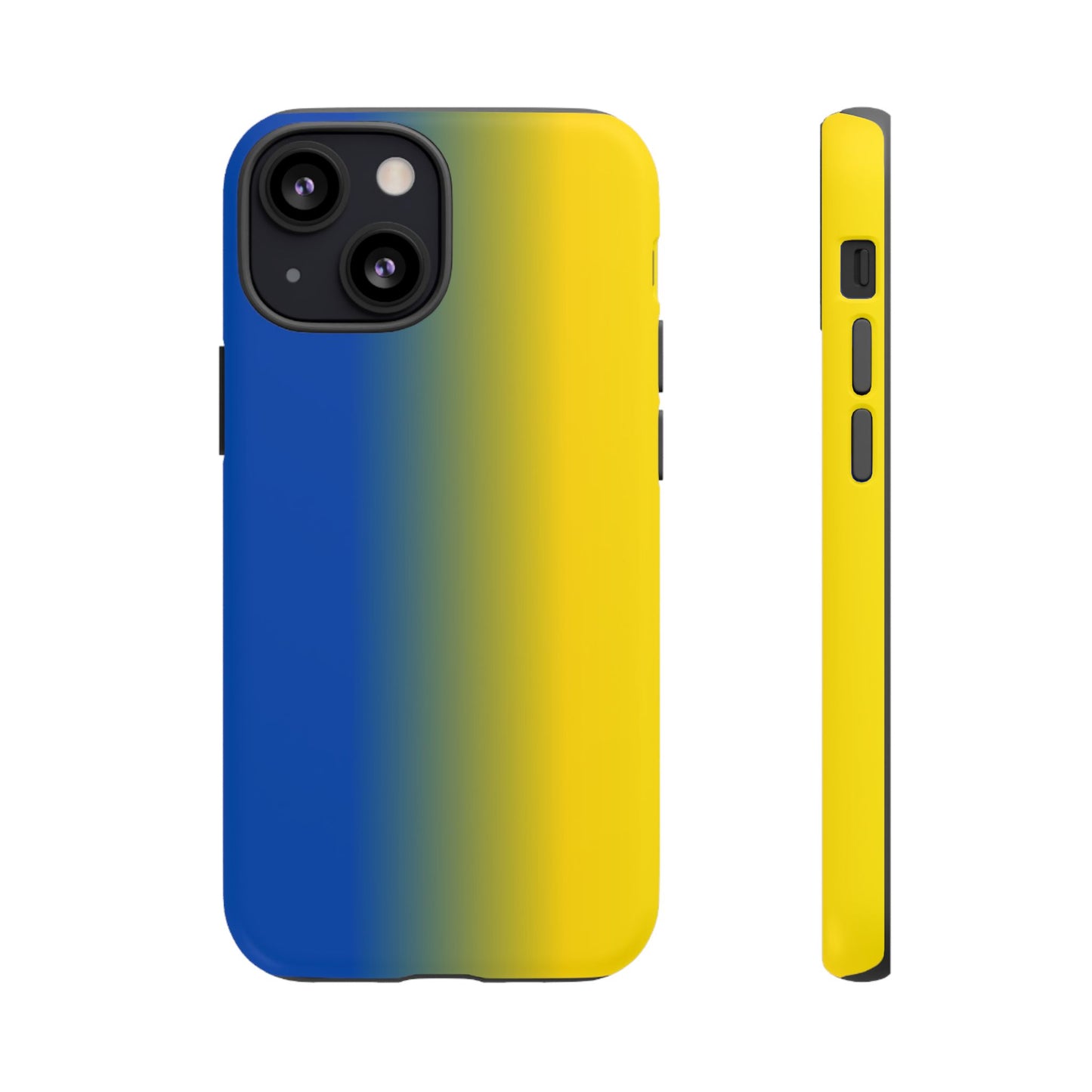 Ombre Blue and Gold Phone Case - for Apple, Samsung, and Google Phones