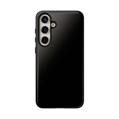 Black Phone Case - for Apple, Samsung, and Google Phones