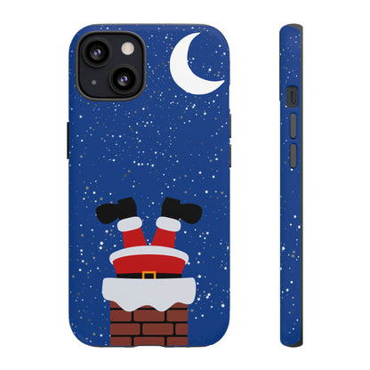 Stuck Santa Phone Case - for Apple, Samsung, and Google Phones