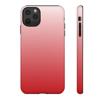 Ombre Crimson and Cream Phone Case - for Apple, Samsung, and Google Phones