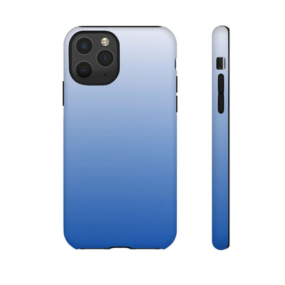 Ombre Blue and White Phone Case - for Apple, Samsung, and Google Phones