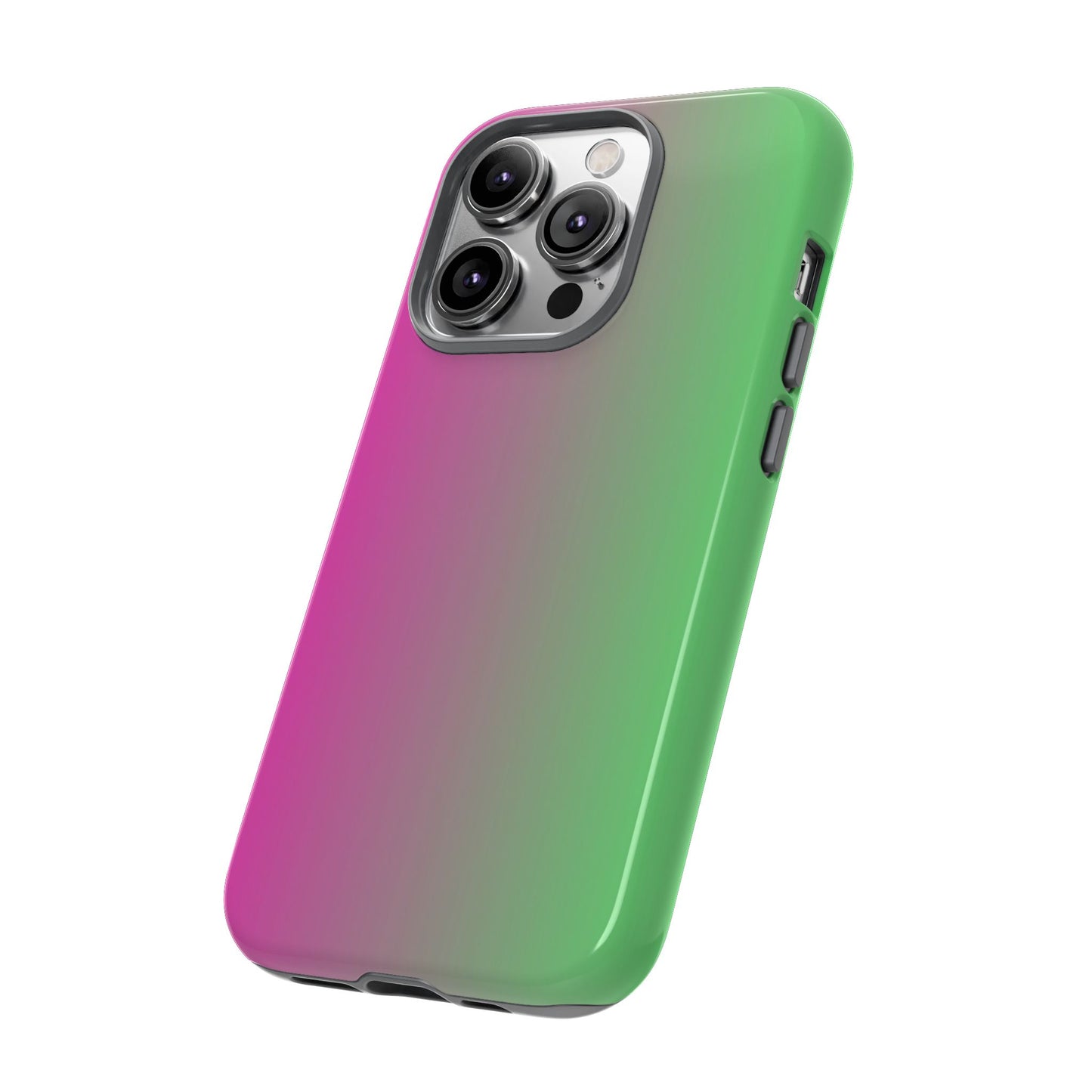 Ombre Pink and Green Phone Case - for Apple, Samsung, and Google Phones