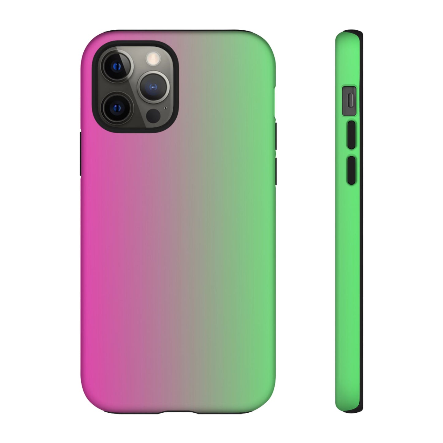 Ombre Pink and Green Phone Case - for Apple, Samsung, and Google Phones