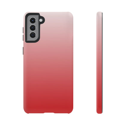 Ombre Crimson and Cream Phone Case - for Apple, Samsung, and Google Phones