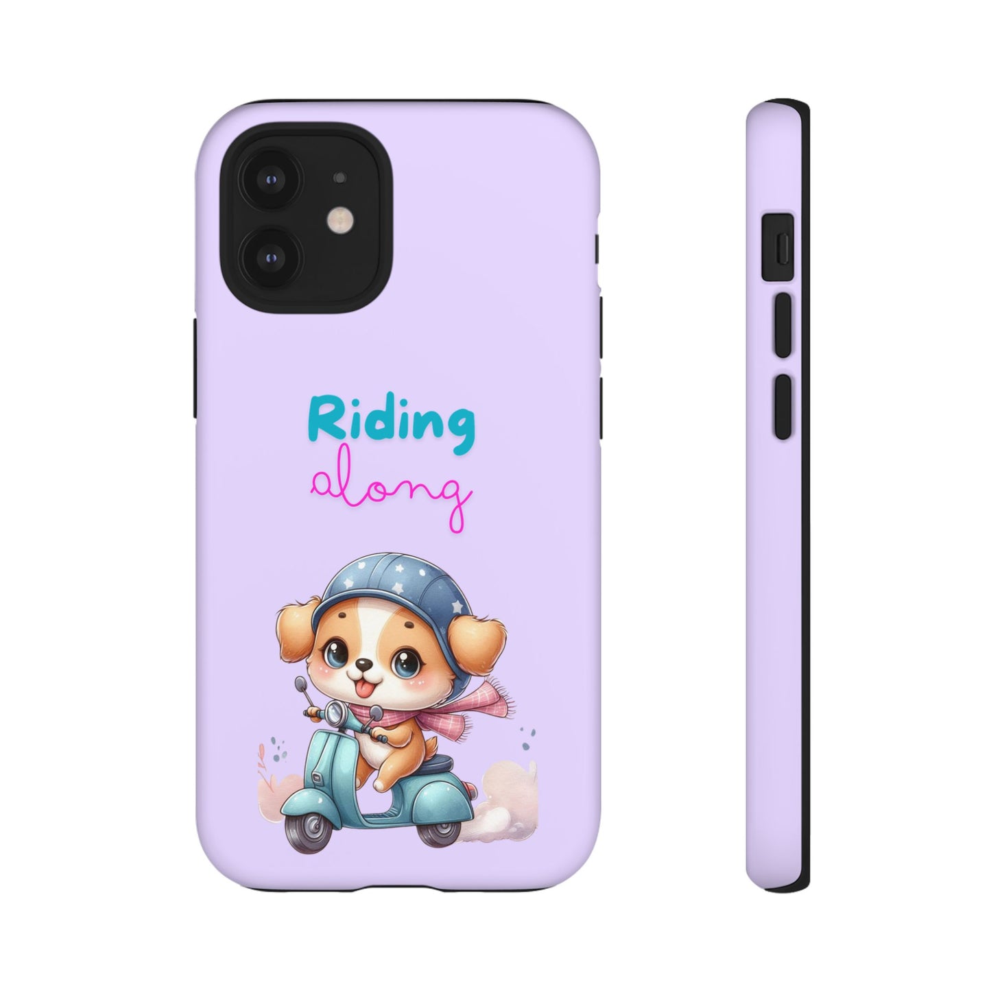 Purple Puppy Phone Case - for Apple, Samsung, and Google Phones