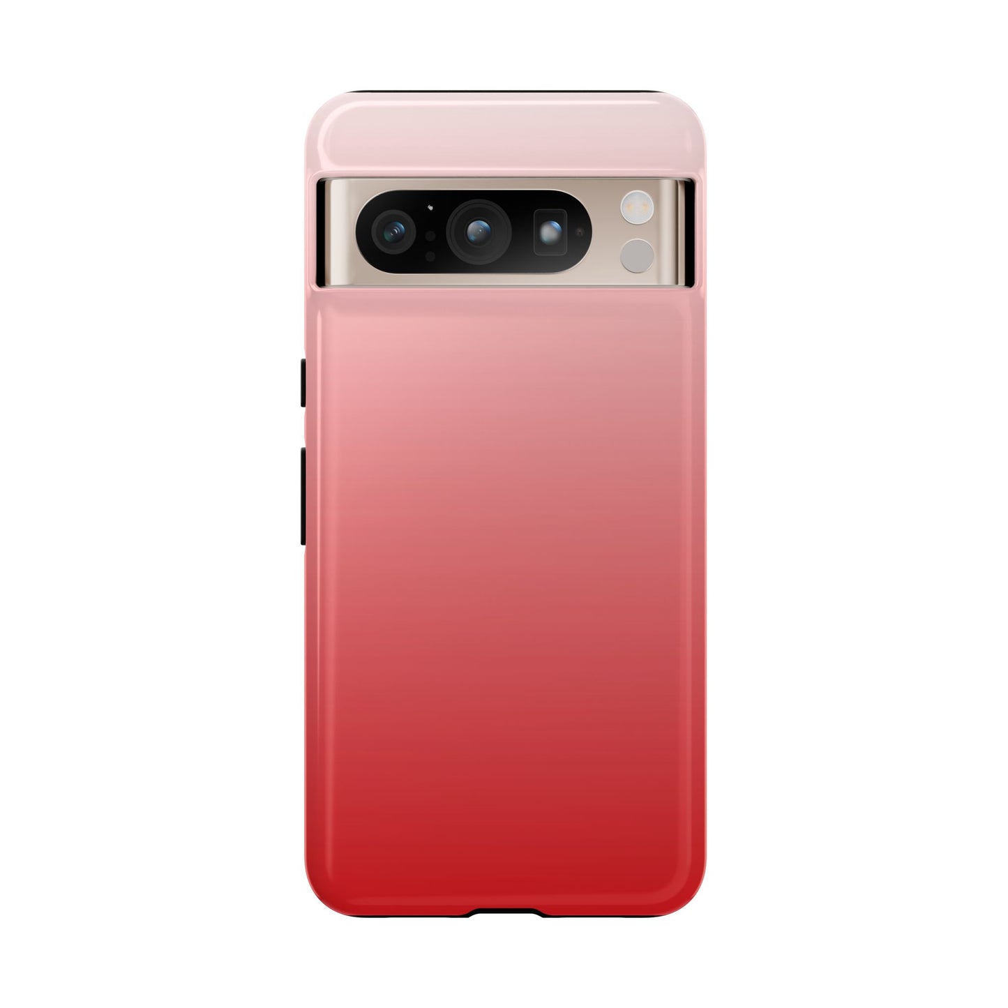 Ombre Crimson and Cream Phone Case - for Apple, Samsung, and Google Phones