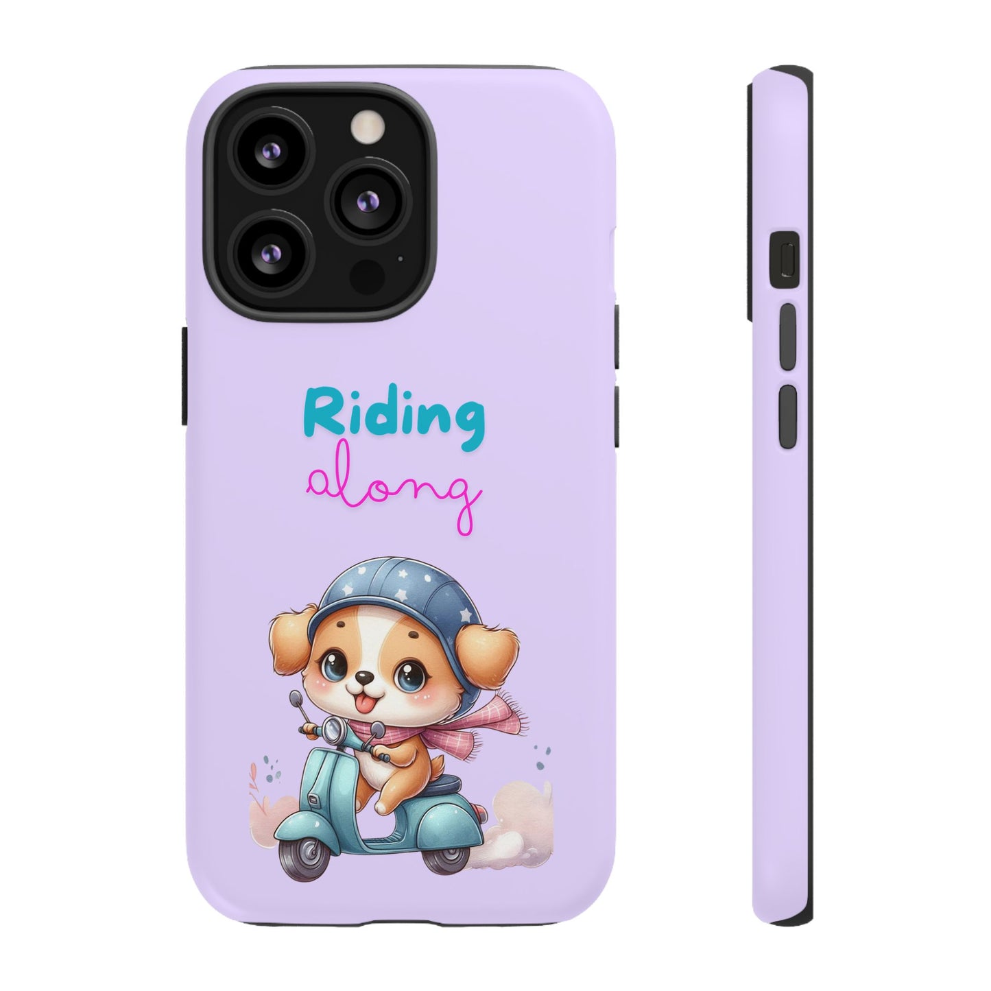 Purple Puppy Phone Case - for Apple, Samsung, and Google Phones