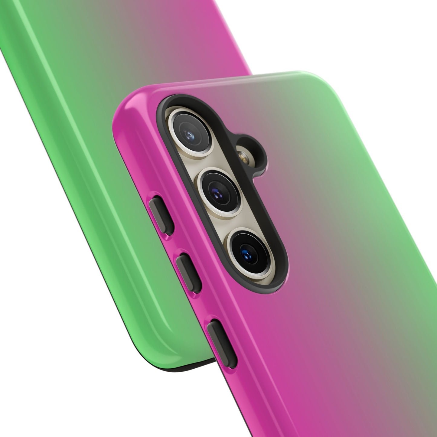 Ombre Pink and Green Phone Case - for Apple, Samsung, and Google Phones