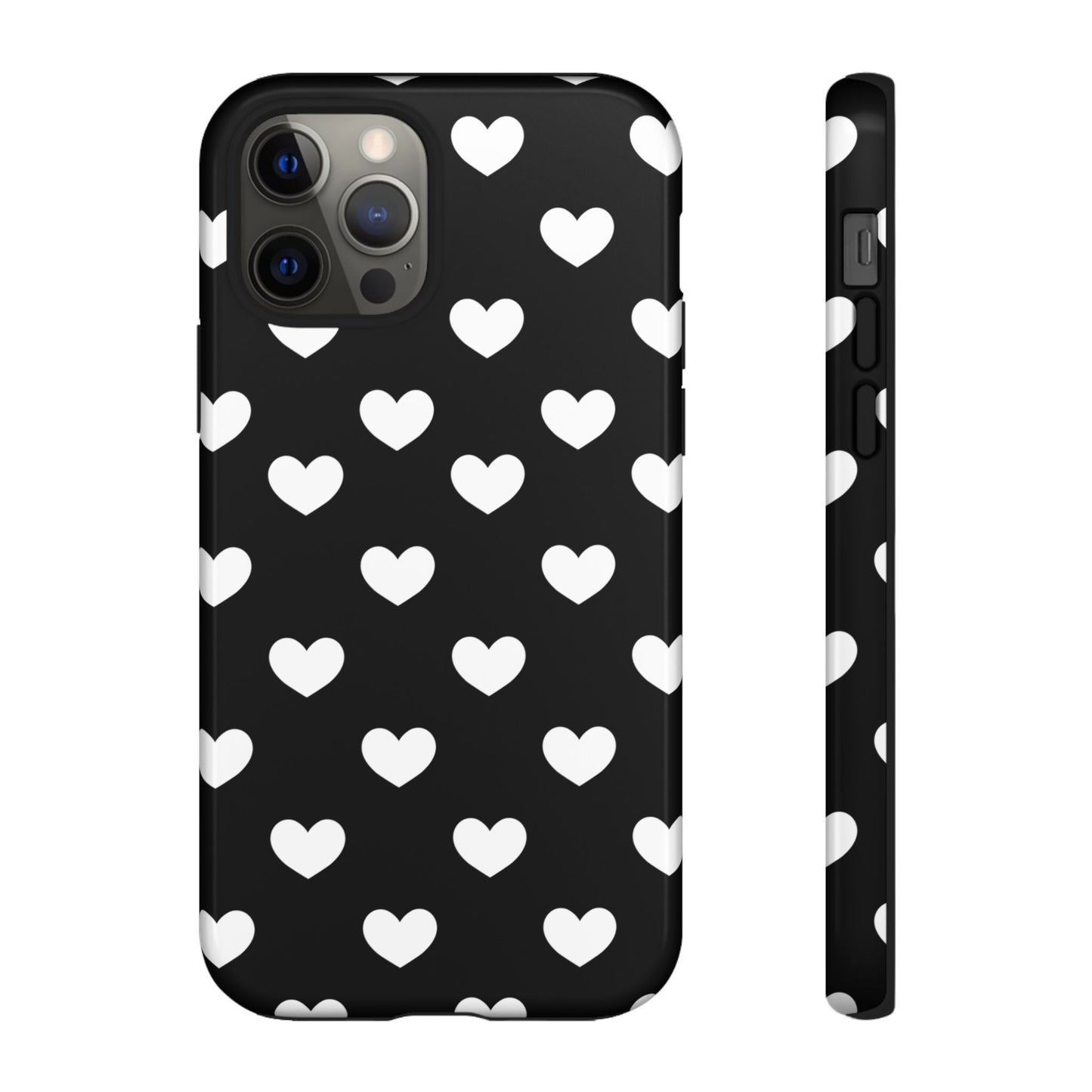 White Heart Phone Case - for Apple, Samsung, and Google Phones