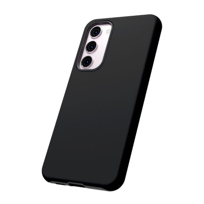 Black Phone Case - for Apple, Samsung, and Google Phones