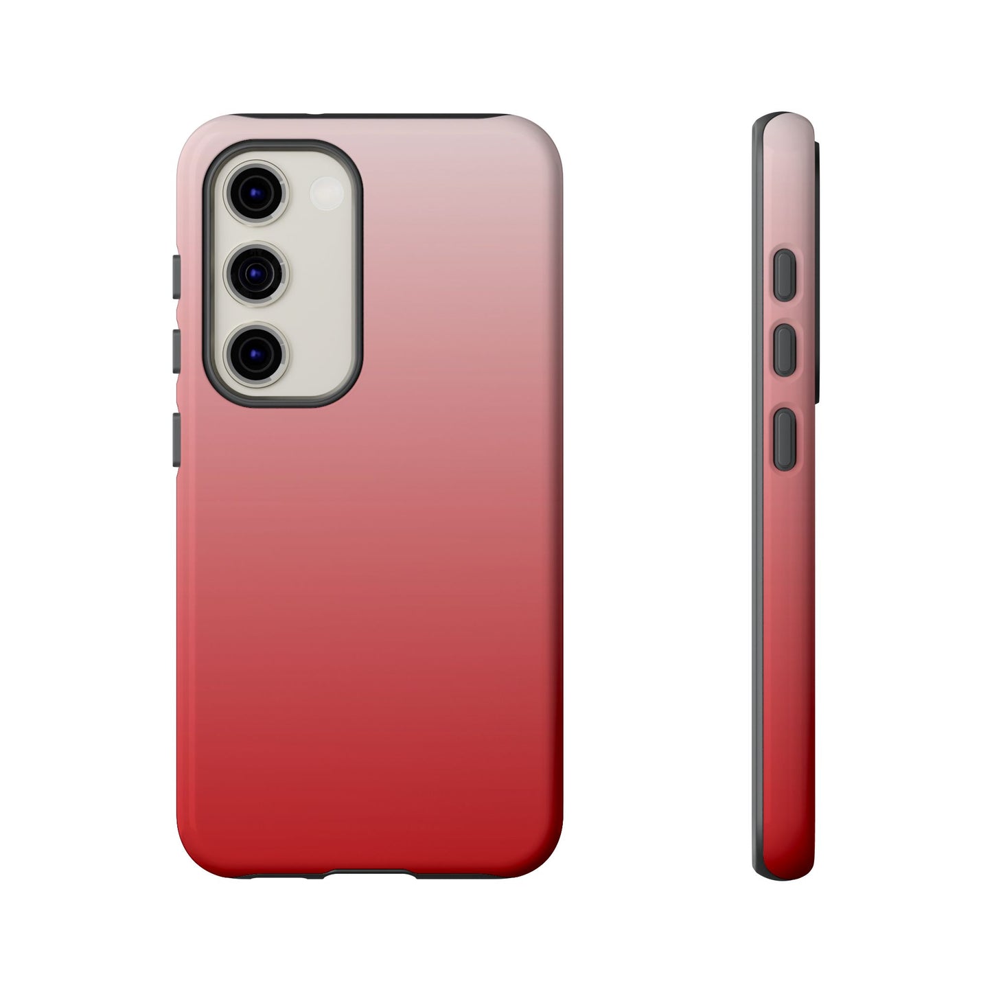 Ombre Crimson and Cream Phone Case - for Apple, Samsung, and Google Phones