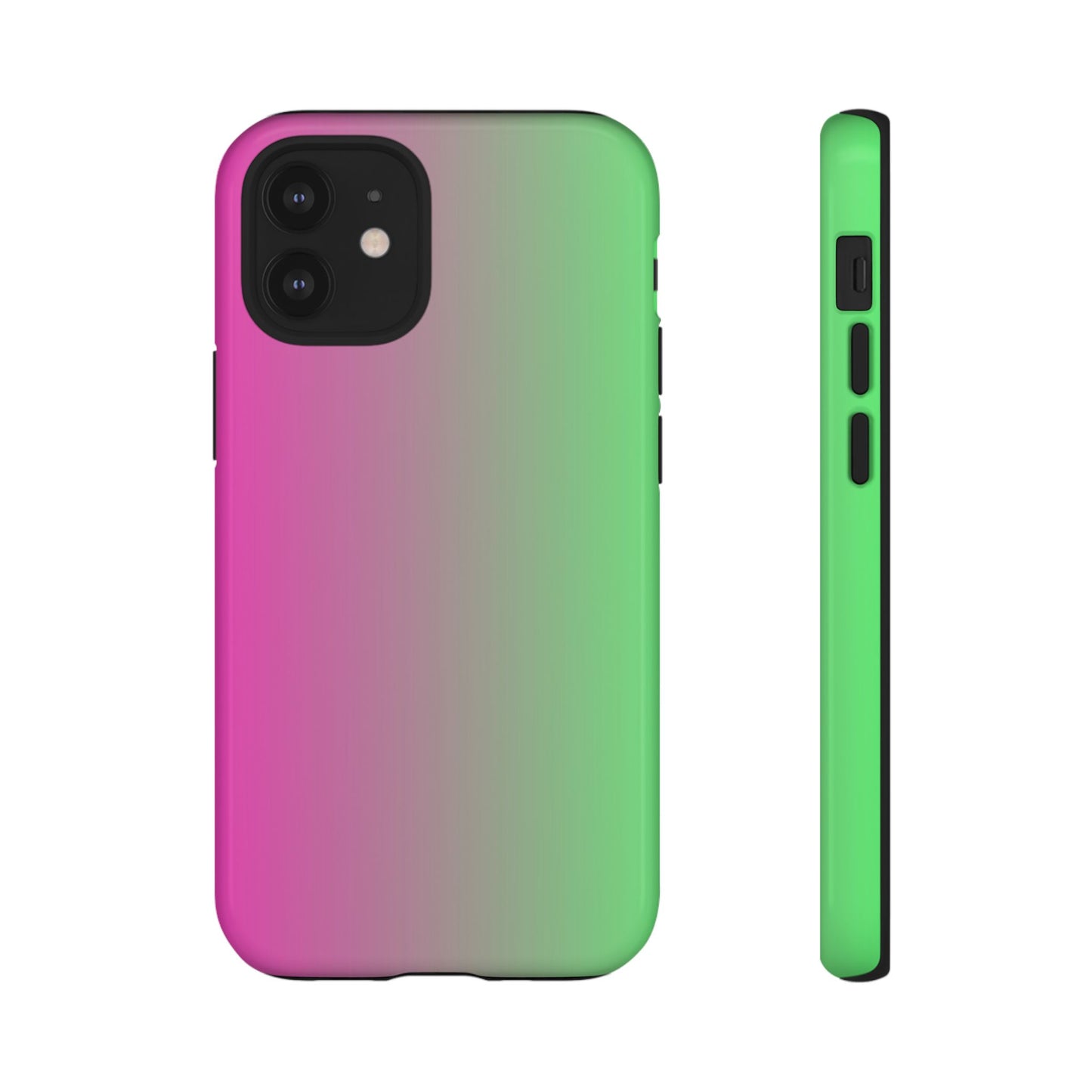 Ombre Pink and Green Phone Case - for Apple, Samsung, and Google Phones