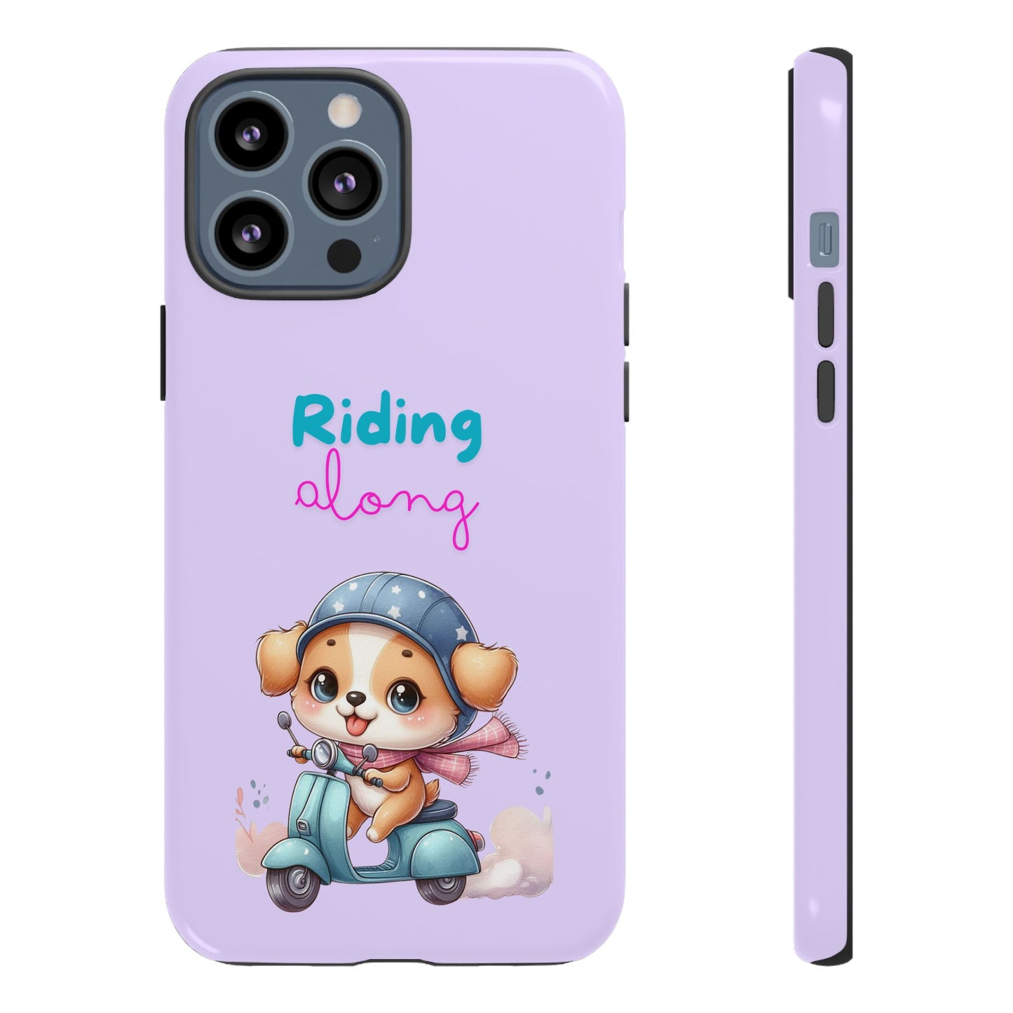 Purple Puppy Phone Case - for Apple, Samsung, and Google Phones