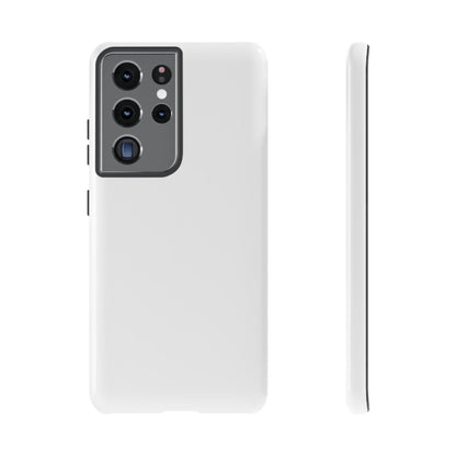 White Phone Case - for Apple, Samsung, and Google Phones