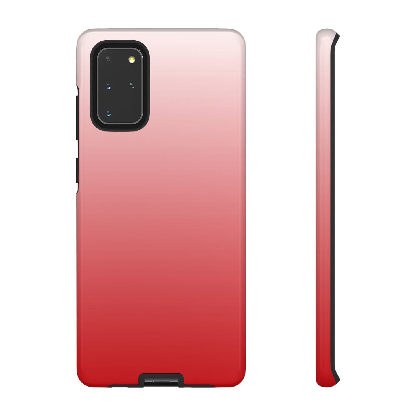 Ombre Crimson and Cream Phone Case - for Apple, Samsung, and Google Phones