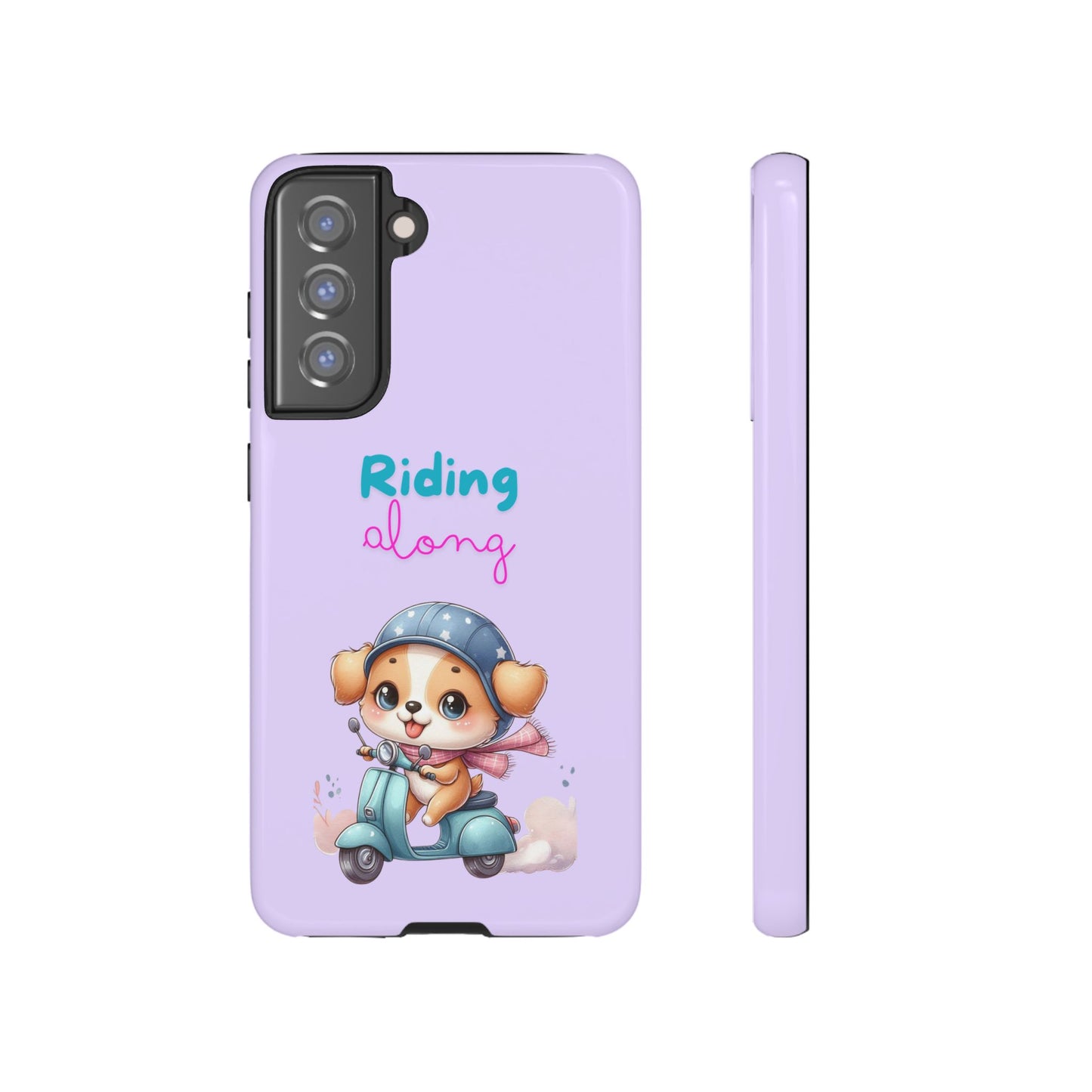 Purple Puppy Phone Case - for Apple, Samsung, and Google Phones