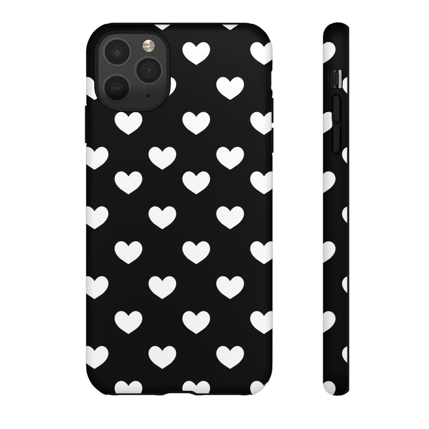 White Heart Phone Case - for Apple, Samsung, and Google Phones