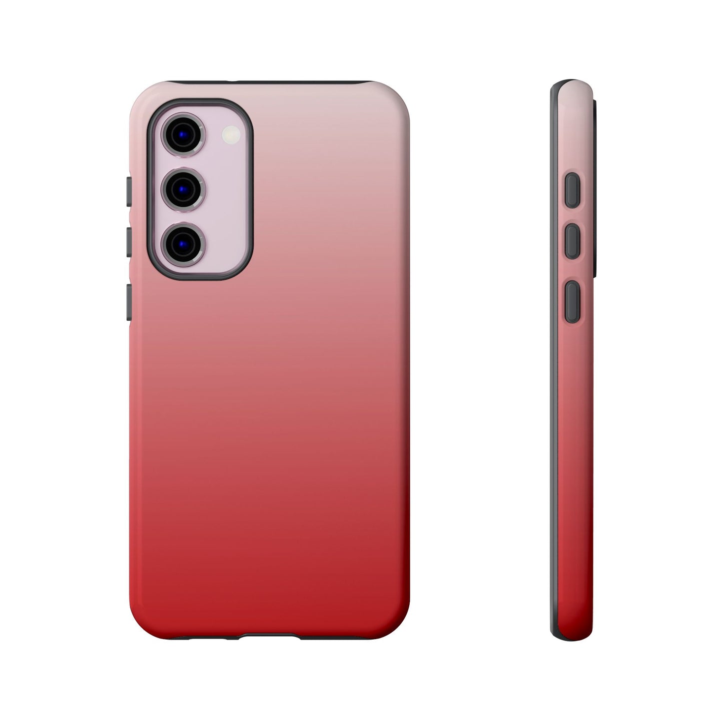 Ombre Crimson and Cream Phone Case - for Apple, Samsung, and Google Phones