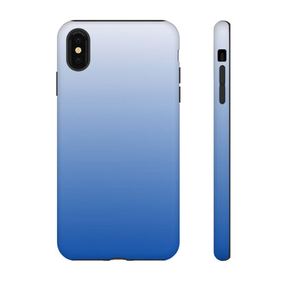 Ombre Blue and White Phone Case - for Apple, Samsung, and Google Phones