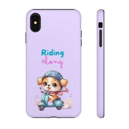 Purple Puppy Phone Case - for Apple, Samsung, and Google Phones