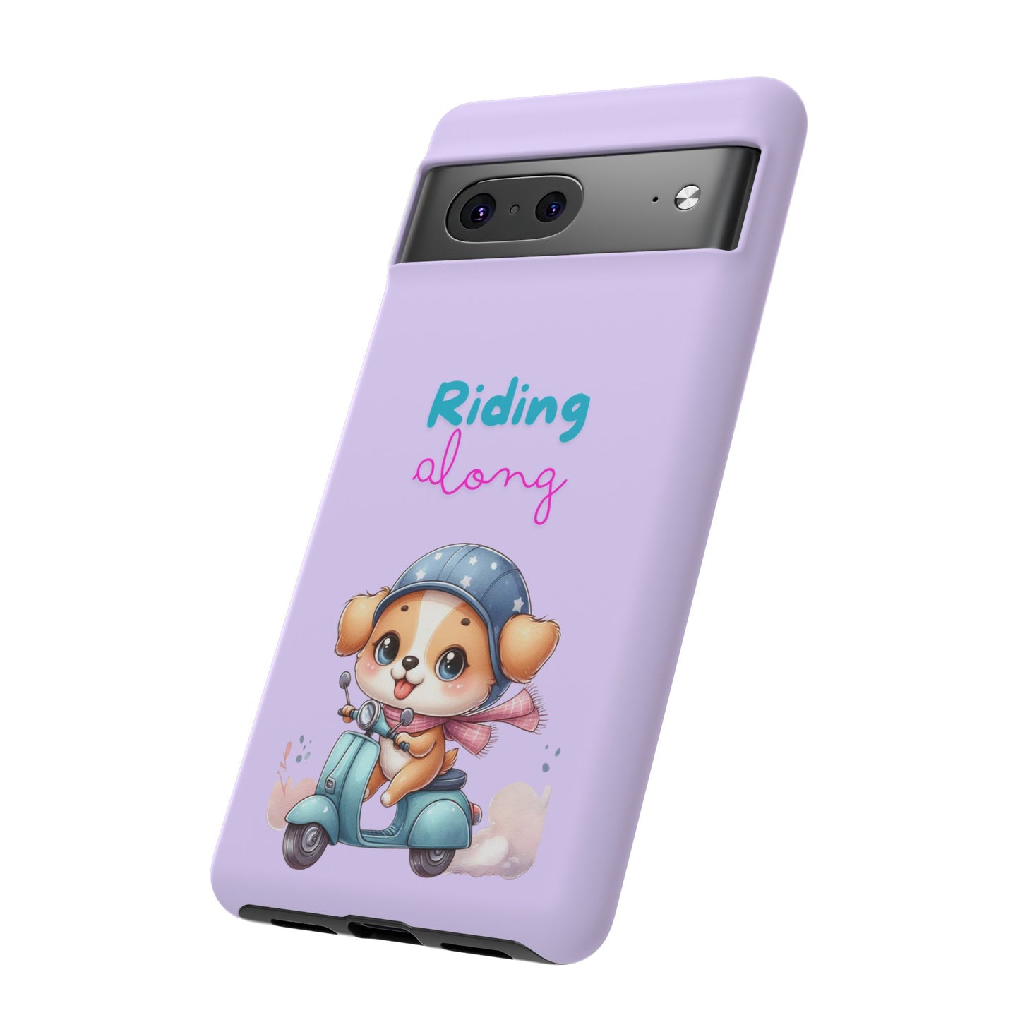 Purple Puppy Phone Case - for Apple, Samsung, and Google Phones