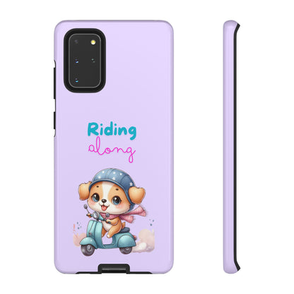 Purple Puppy Phone Case - for Apple, Samsung, and Google Phones