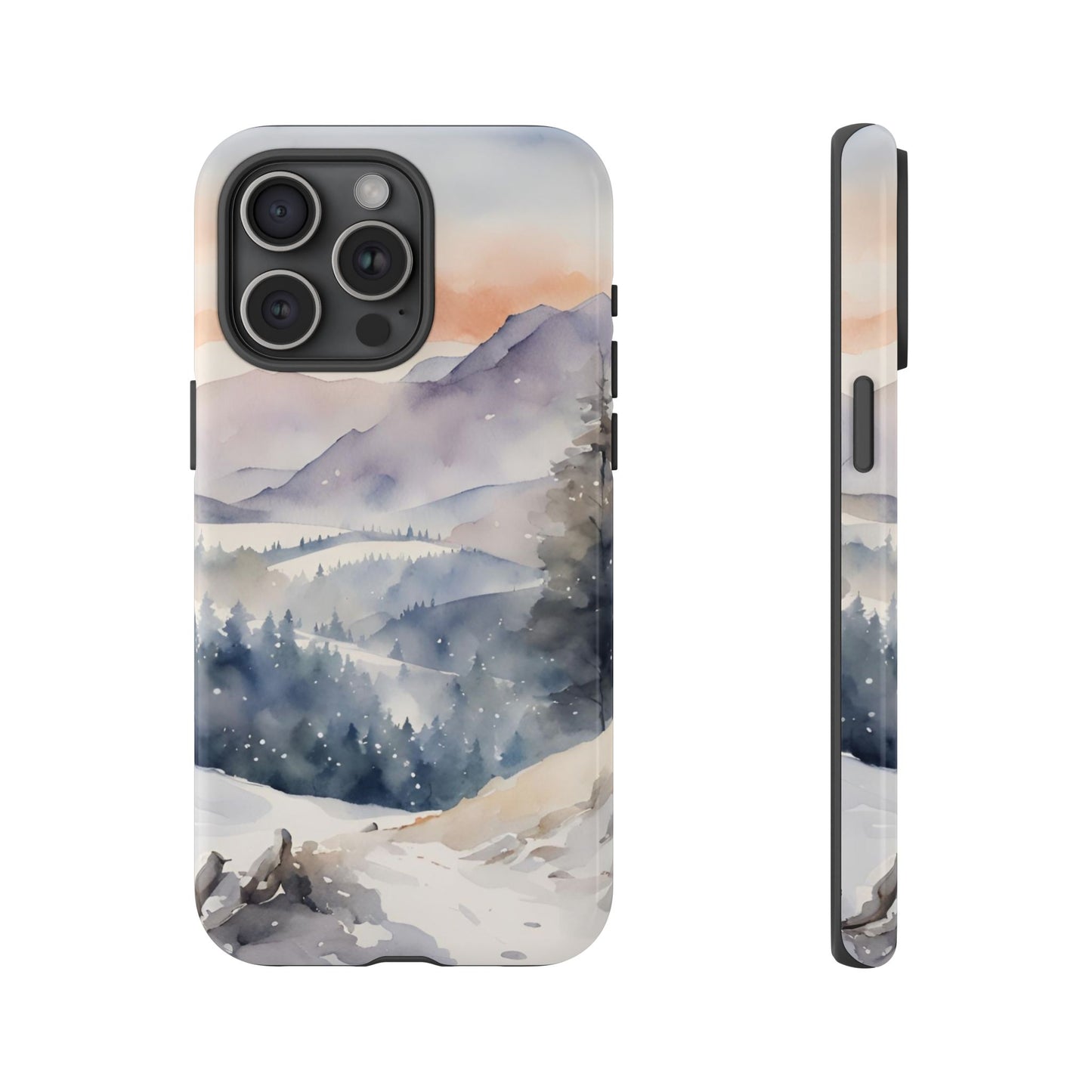 Winter Snowscape Phone Case - for Apple, Samsung, and Google Phones