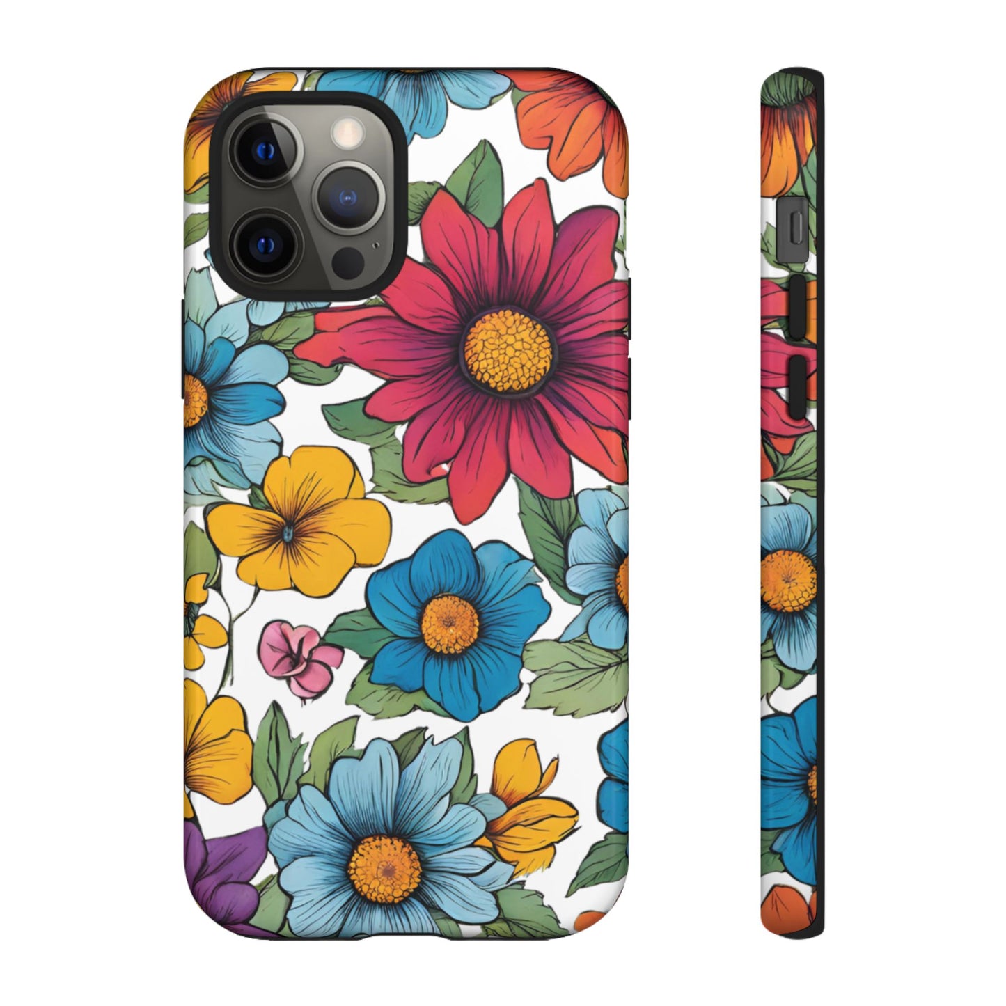 Floral Phone Case - for Apple, Samsung, and Google Phones