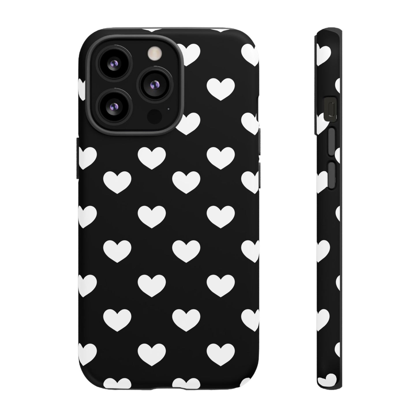 White Heart Phone Case - for Apple, Samsung, and Google Phones